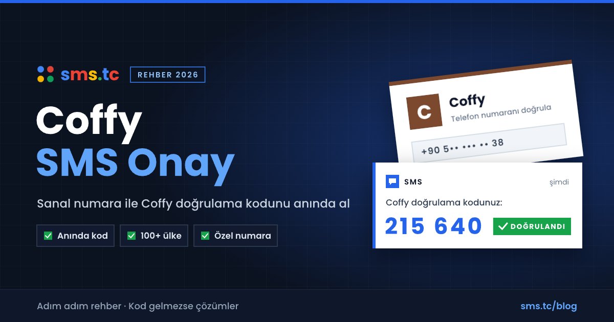 Coffy SMS Onay: Coffy App Doğrulama Kodu Nasıl Alınır? (2026)