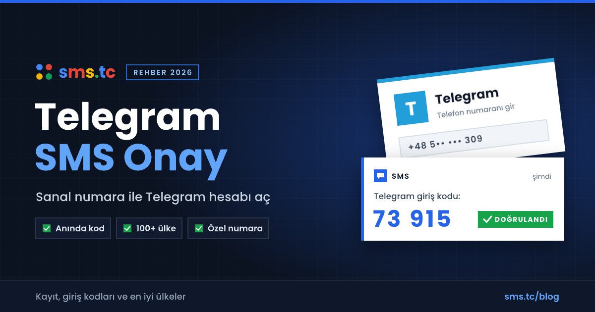 Telegram SMS Onay: Giriş Kodu Nasıl Alınır? (2026 Rehberi)