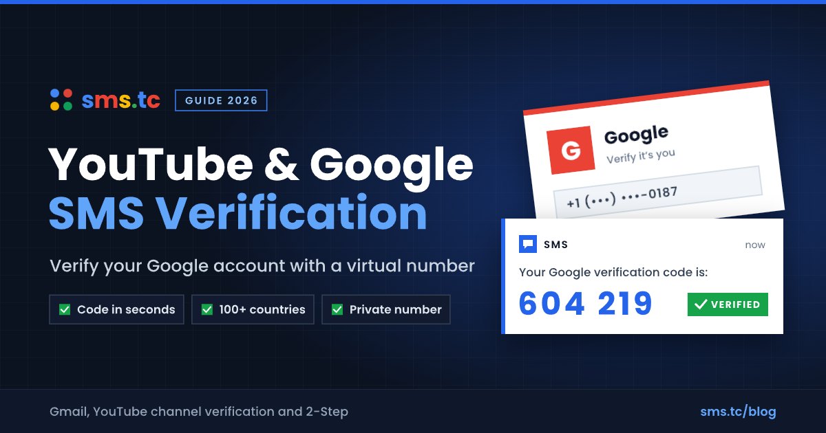 YouTube SMS Verification: Verify Your Google Account (2026 Guide)
